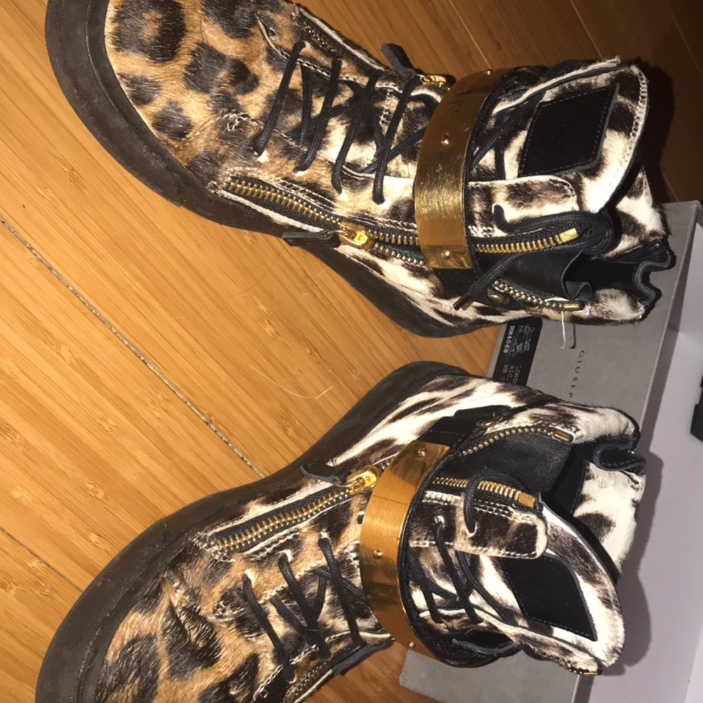 Authentic Cheetah Giuseppe Zanotti Shoes